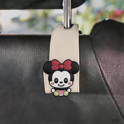 rear storage hook, cute | Car hanging - beige-hook-minnie
