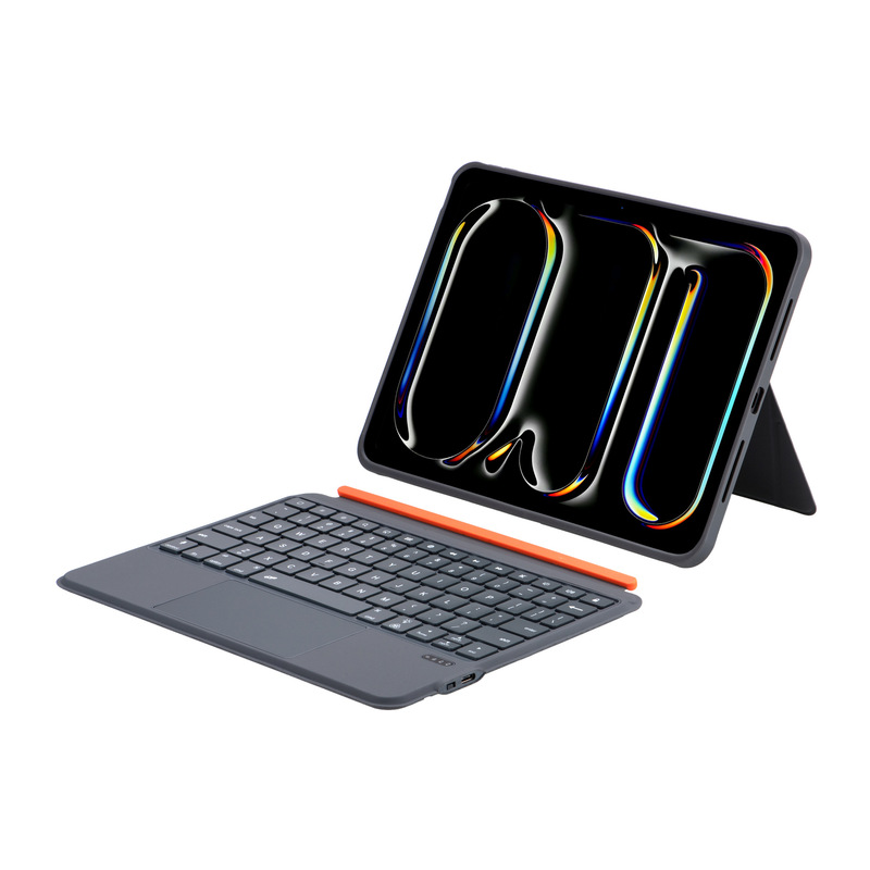 Magnetic Bluetooth Keyboard for iPad Pro11 M4 2024 Lightweight Backlit Wireless Keyboard Case