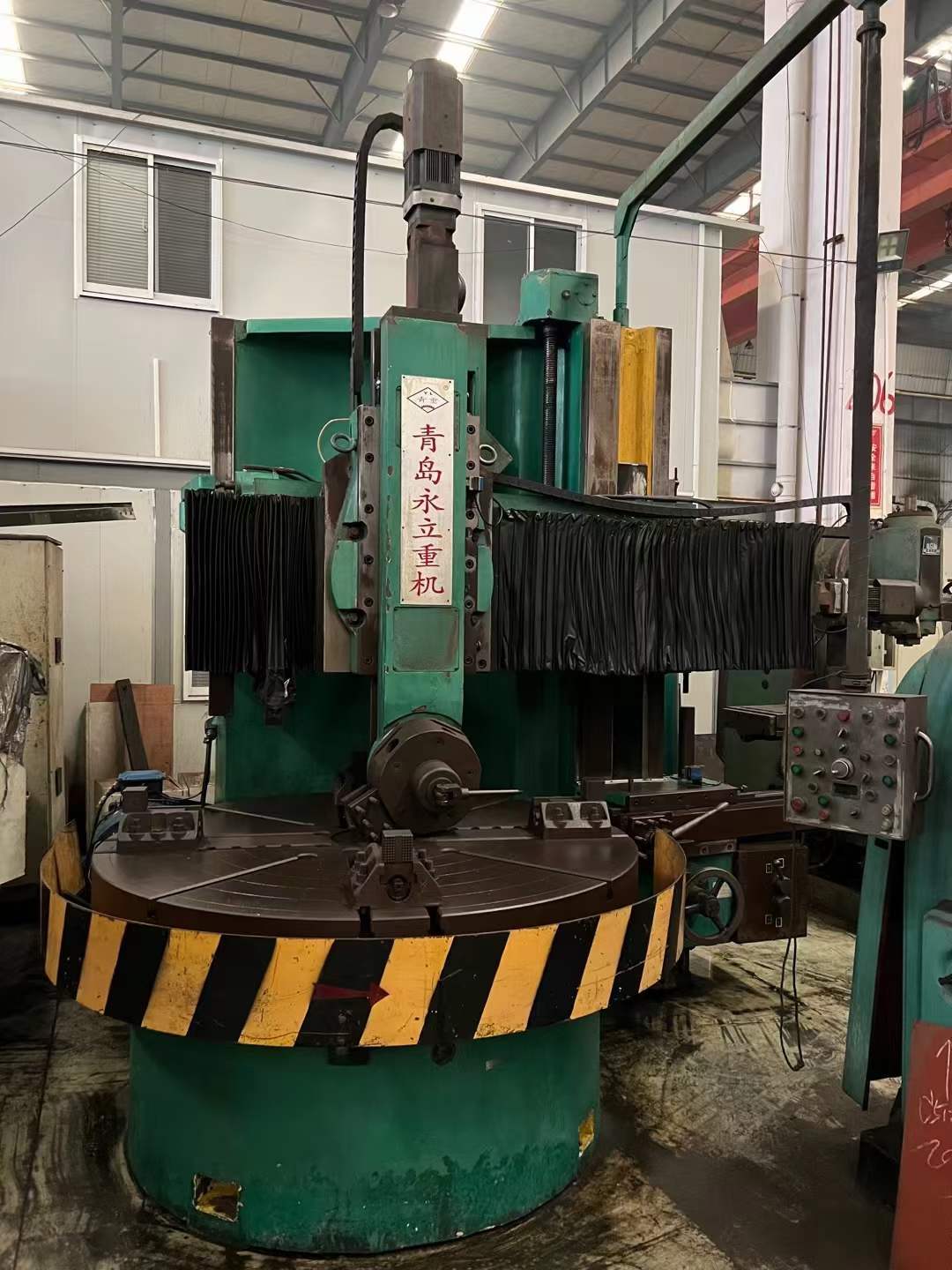 转让二手永立C5123立式车床加工高度1.25米