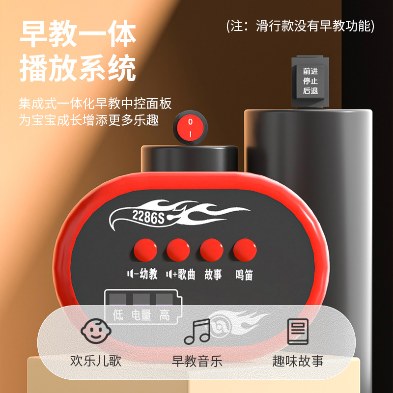 Los niños de la motocicleta eléctrica ATV carga niños pequeños niños y niñas bebé grande portátil control remoto fuera de la carretera coche de juguete