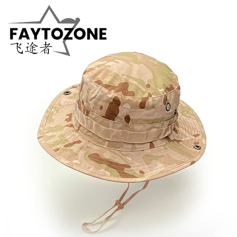 Source Factory Camouflage Fisherman Hat Can Be Worn in All Seasons, Outdoor Sports Sun Protection, Breathable Fisherman Hat, Low Price Wholesale