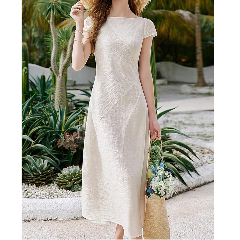 French-Style Waist-Cinching White Dress for Women 2026 Summer New Style First Love White Moonlight Long Dress L96S188 French-Style Waist-Cinching White Dress for Women 2026 Summer New Style First Love White Moonlight Long Dress L96S188