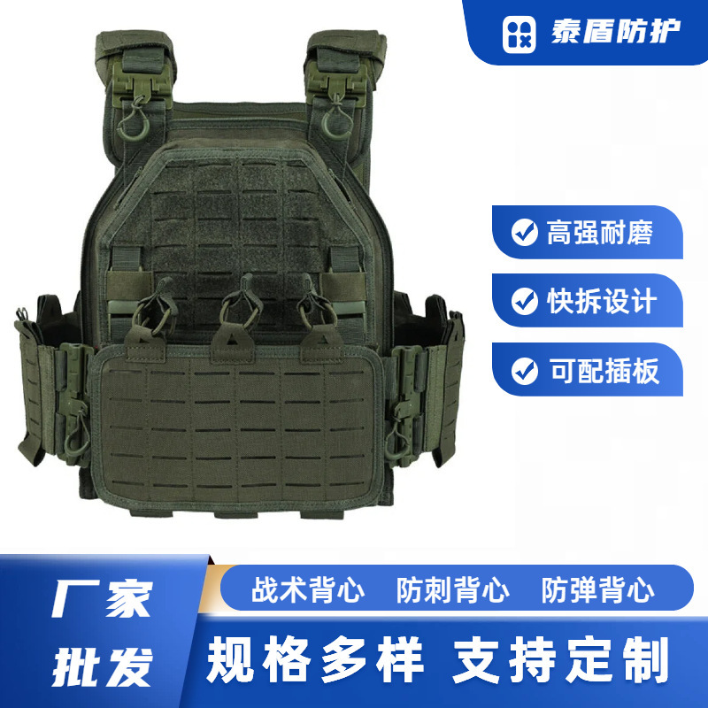 Cross-Border Outdoor Tactical Vest Quick-Release Adjustable Tactical Vest Special Service Equipment Training Foreign Trade Molle