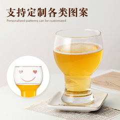 欧欣タイ輸入醸造ビールグラスネット赤グラス家庭用ジュースカップ耐高温カップカスタムロゴ