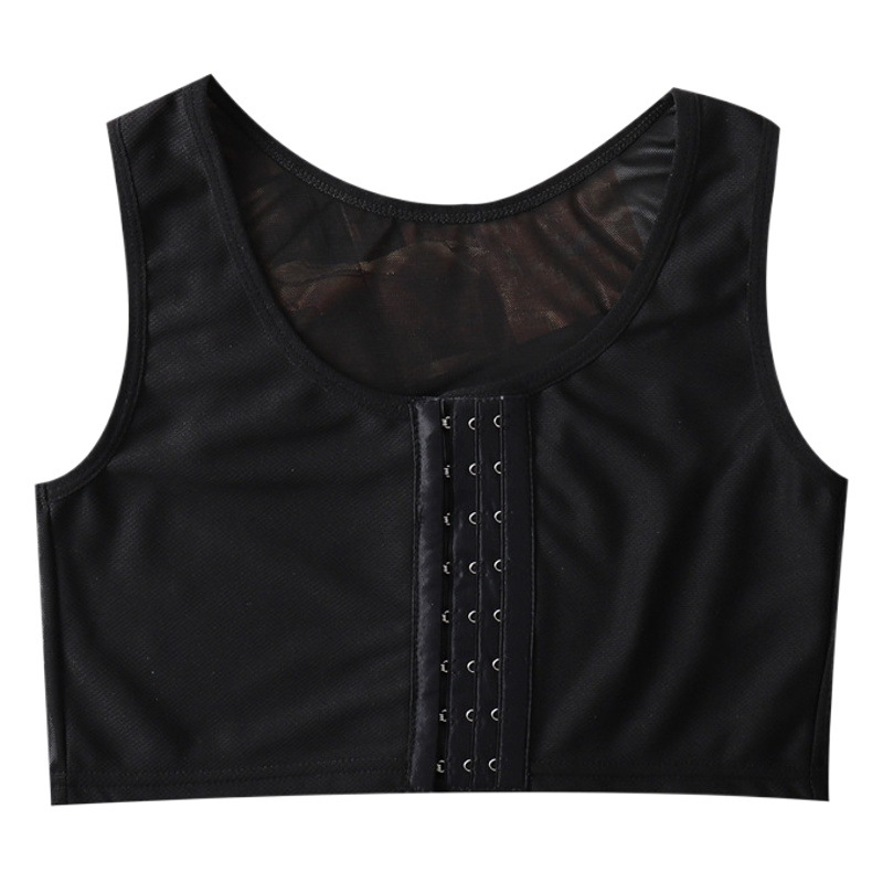 Compression Bra for Large Busts, Minimizing Chest Size, Seamless Sports Shapewear Vest for Students, Summer Thin Style for Women