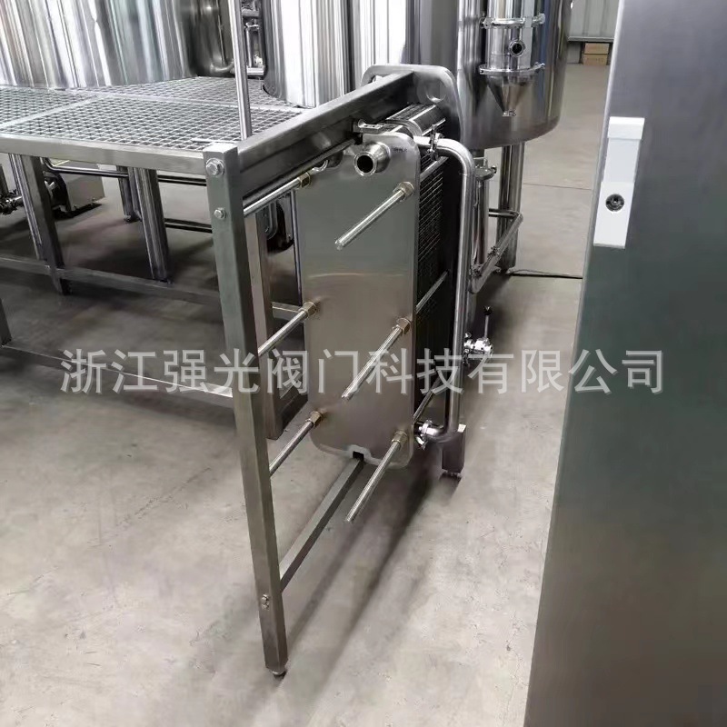 QGBR型不锈钢啤酒麦芽汁冷却器