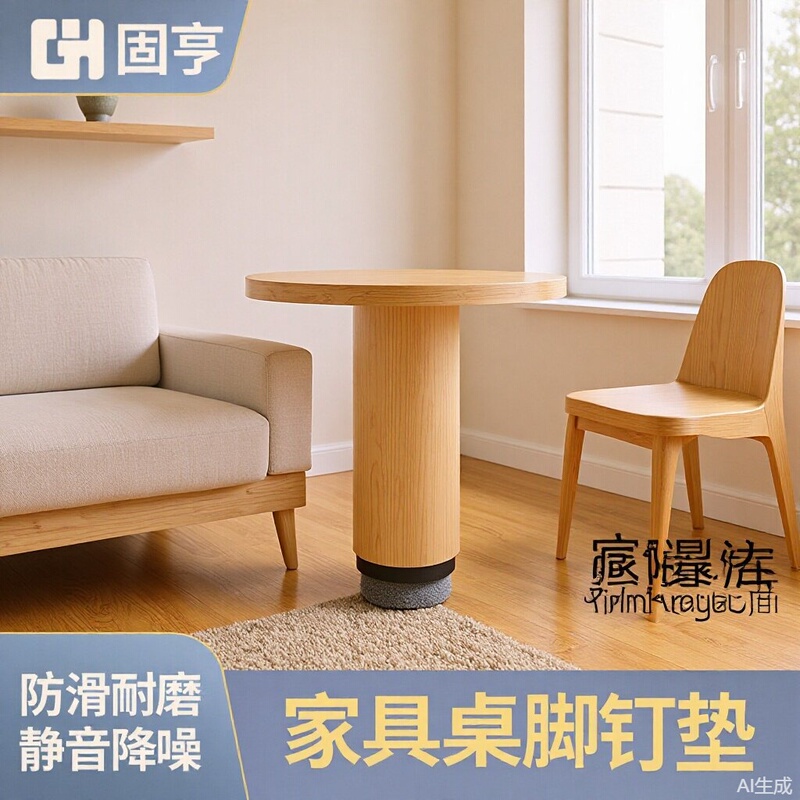 Factory Direct Sales Nylon Furniture Feet, Felt Plastic Floor Nails, Plastic Anti-Slip Feet, Metal Feet