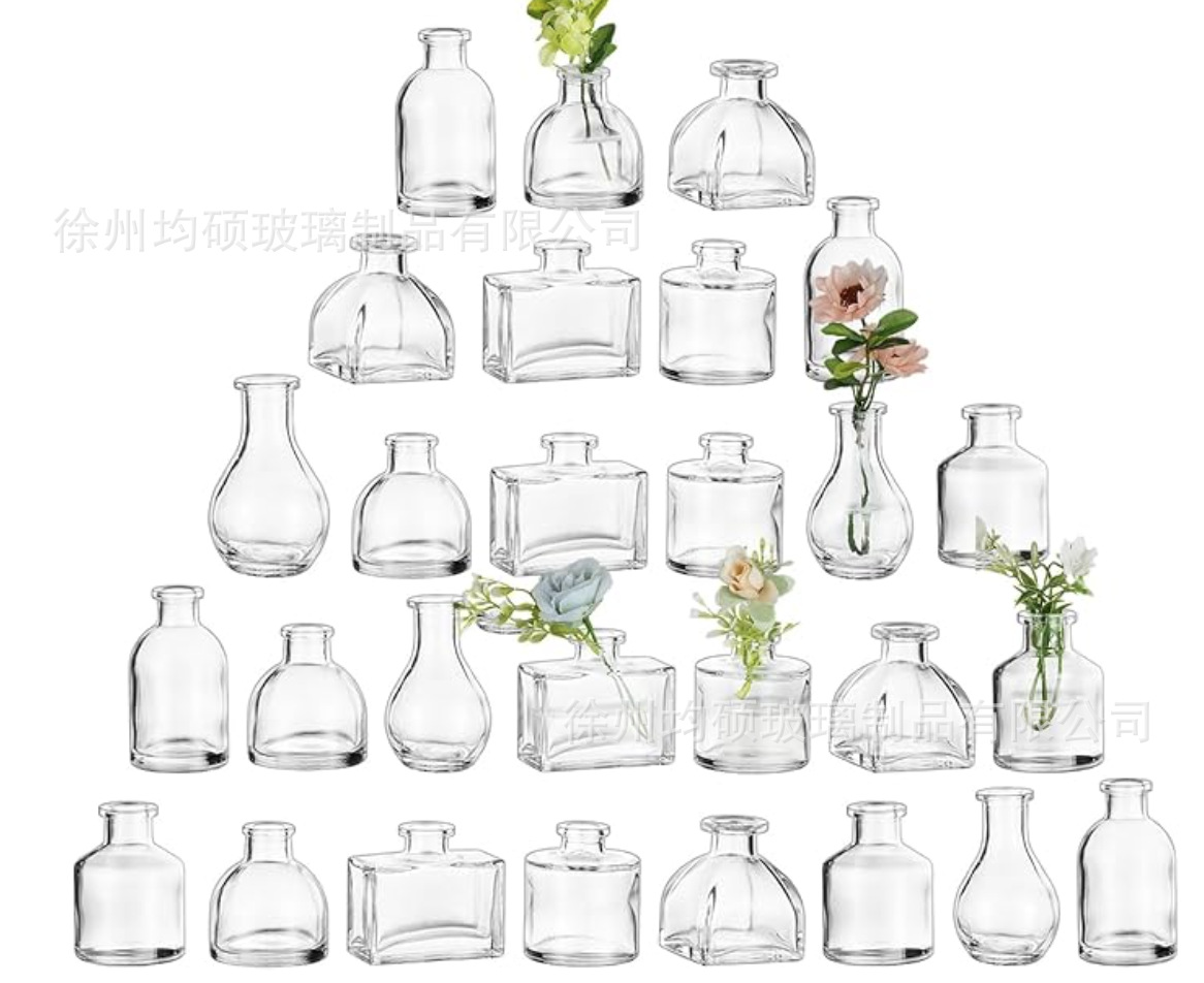 [미니 꽃병 약 7종] 42개 세트