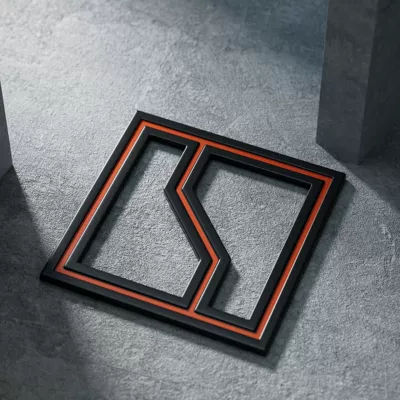 Suitable for Zeekr 001 and Zeekr 007 Car Logo Modification Matte Metal Car Stickers Zeekr Sports Style Personalized Car Stickers (Body sticker) - square-front-mark-covered