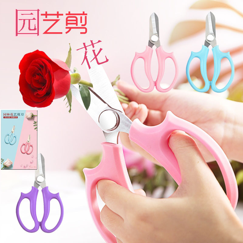 厂家现货园艺剪刀 花剪园林工具剪 修枝剪 树枝剪刀 花艺剪刀批发
