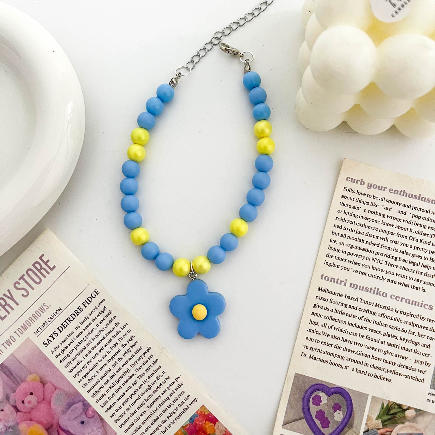 Accesorios para mascotas, fábrica de origen, collar personalizado de dopamina para perros y gatos, collar básico colorido, banda para el cuello con perlas