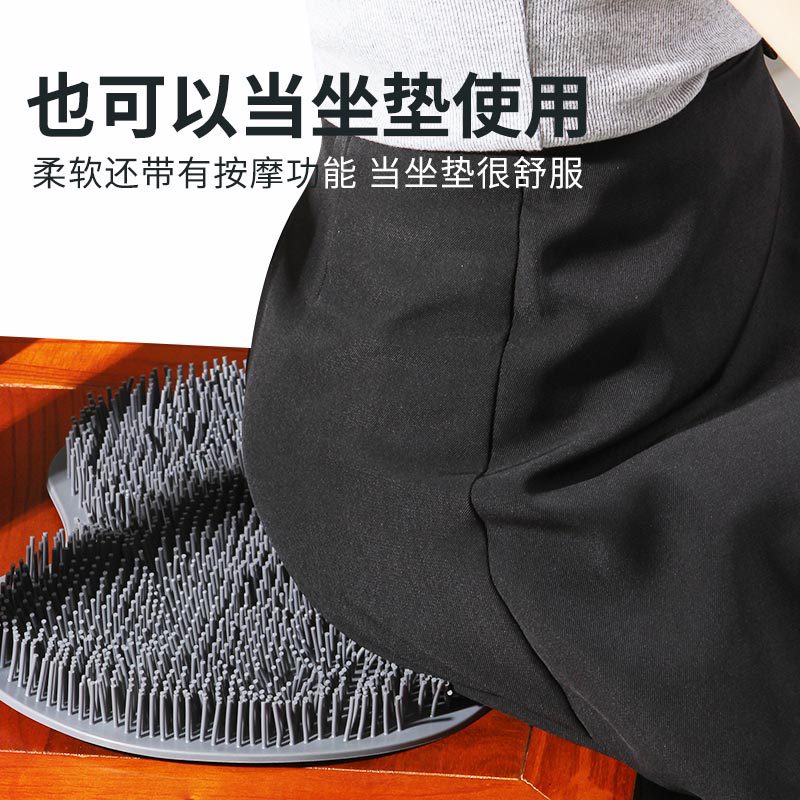 Laziest Foot and Back Scrubber Bathroom Massage Shower Dead Skin Foot Scrubber Silicone Bathtub Non-Slip Scrub Mat