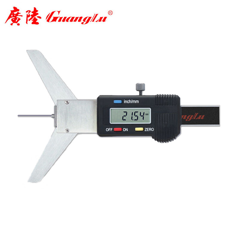 广陆 数显键槽深度卡尺 126-105