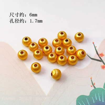 Zərgərlik ara hissələri Beads Barrel Beads Round Beads - brushed-6mm