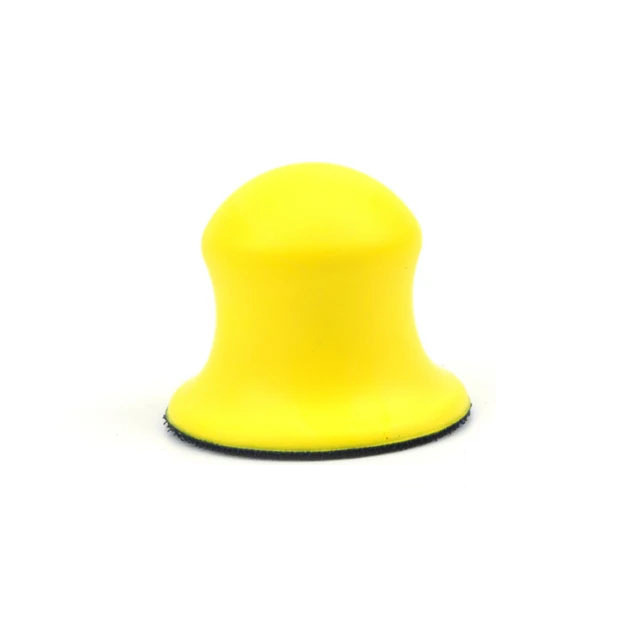 Disco de pulido manual, disco autoadhesivo, espuma PU, disco de pulido amarillo cilíndrico, suave y duro, moderado y fácil de limpiar. image 6