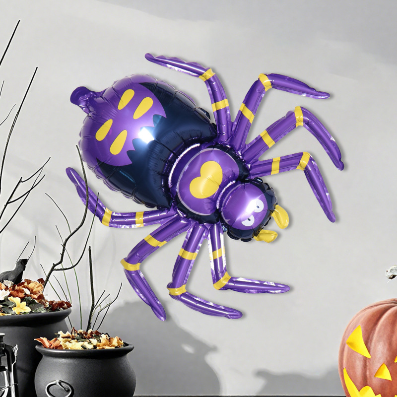 クロスボーダースタンディングハロウィンバルーン立体カボチャスパイダーアルミフィルムバルーン小さなスタンディングスタンディング枯れ木バルーン|undefined
