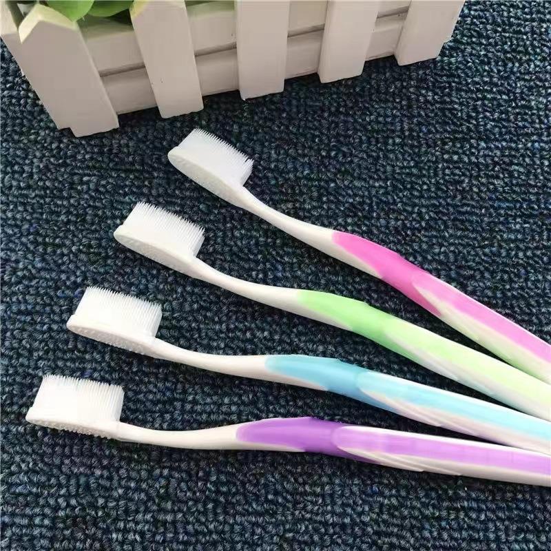 納米牙刷軟毛成人兒童清潔家用家庭組合高檔學生牙刷男女學生情侶