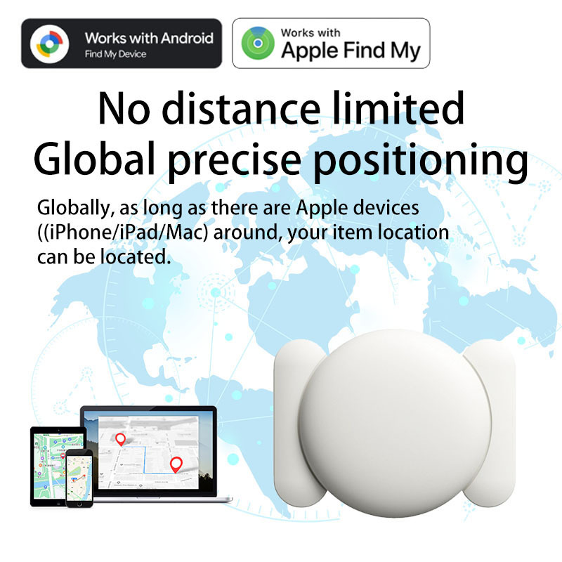 Étui de protection magnétique en silicone pour voiture ou véhicule électrique avec suivi Android, anti-perte et coque souple._voghion.com