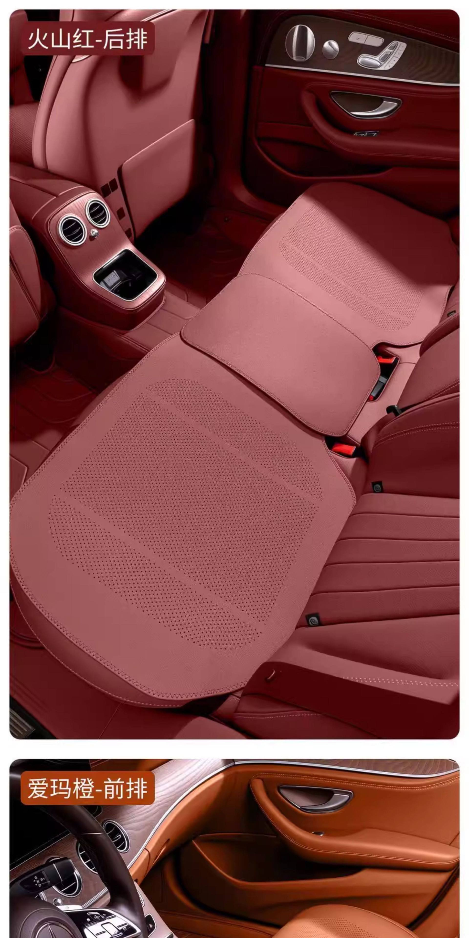 Car Seat Cushion Single Piece Driver's Seat Cover Ventilated and Breathable Summer Seat Cushion Fully Enclosed Summer Ventilated and Breathable Cooling Cushion
