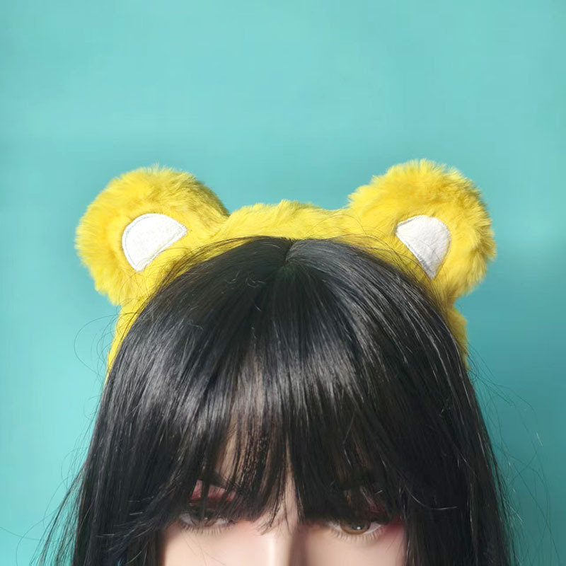 ハロウィン動物ヘッドバンドくまのプーさんヘッドバンド女性のパーソナライズされたかわいいぬいぐるみクマの耳新鮮な漫画の頭飾り|undefined
