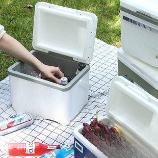 Wholesale 2025 New Car Refrigerator Small Freezer Insulated Box Breast Milk Preservation Camping Style Stall Outdoor Large Capacity