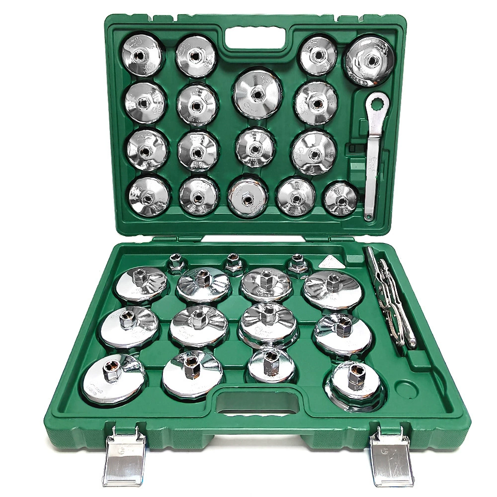 Стальной машинный фильтр-гаечный элемент масляный решётчатый ключ комплект масляный фильтр инструмент для защиты автомобилей утолщение масляный фильтр с крышками