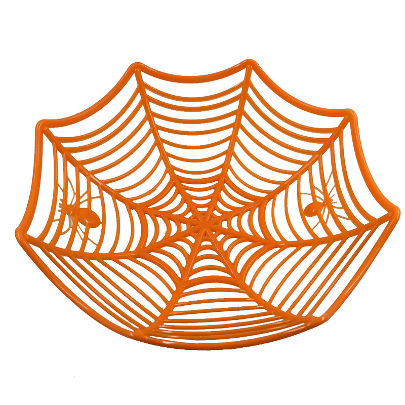 ハロウィーンクリエイティブスパイダーテーマ果物皿クモ要素デザイン果物バスケットキャンディーバスケット配置道具バスケット|undefined