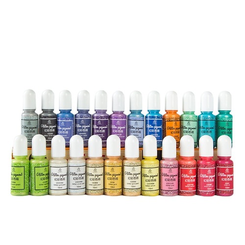 Qiaoqiao DIY 24-color fantasy crystal glue UV glue phantom color does not settle cross-border new product factory direct sales