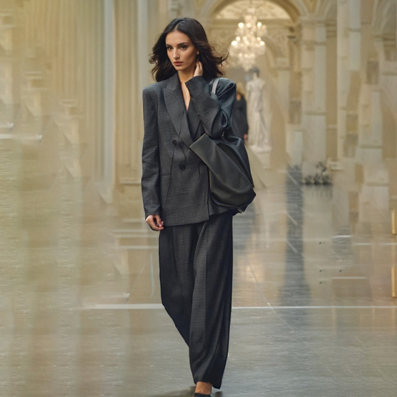 Fashionable spring classic suit jacket for leisure
