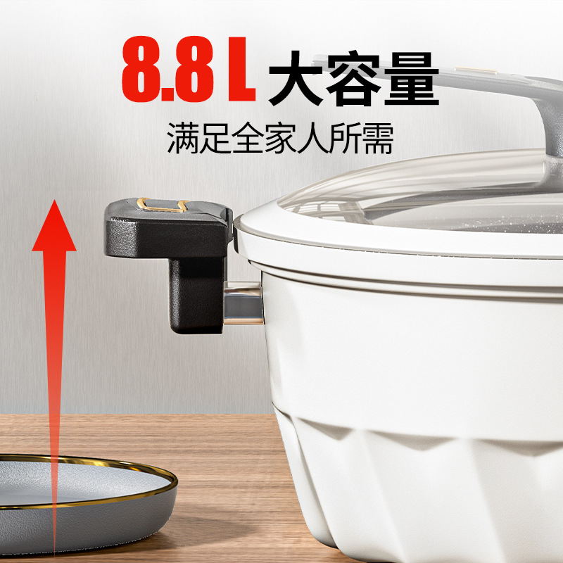 Nuevo tipo de cocina multifuncional de cocina antiadherente de gran capacidad de cocina general de cocina