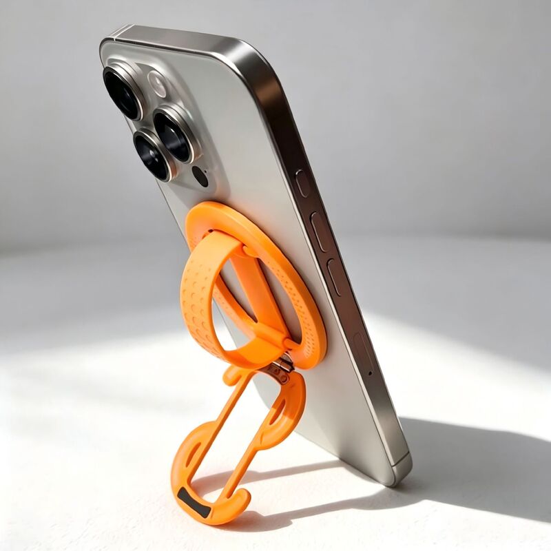 Multifunctional Foldable Soft Silicone Cross-Border Ring Holder, New Strong Magnetic Magsafe Magnetic Phone Stand Manufacturer