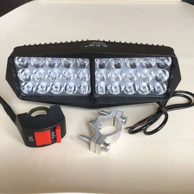 Motorcycle headlights, headlights – wiring required - extra-bright-30-beads-premium-model-switch-buckle