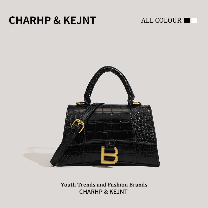 Official Genuine Women's Bag with a High-End French Hourglass Design, Versatile Handbag, Shoulder Bag, and Crossbody Bag Official Genuine Women's Bag with a High-End French Hourglass Design, Versatile Handbag, Shoulder Bag, and Crossbody Bag