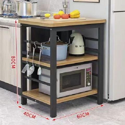 Three layers length 60*width 50*height 80 [light walnut color]