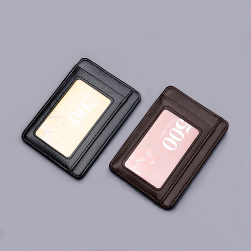 Card bag men's Korean version ultra-thin multi-card slot portable card holder mini driver's license carry-on ID set trendy manufacturer direct sale