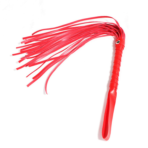 Jiuai SM Leather Whip Adult Alternative Toy Couple Sex Toy Tassel Horsewhip Manufacturer Supply Generation