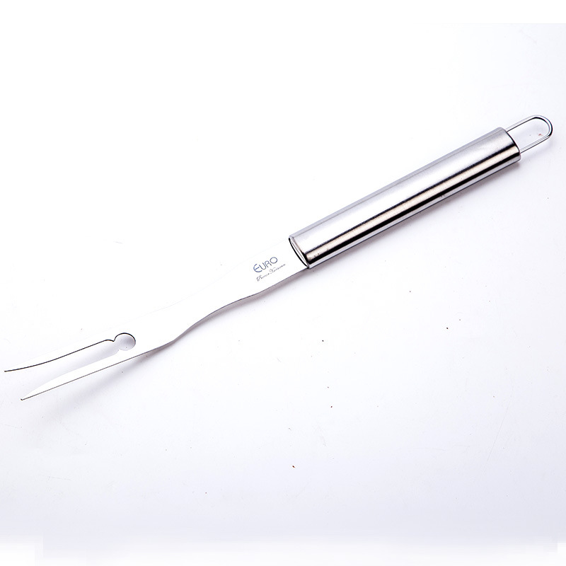 [Fuente de fábrica] Herramienta de BARBACOA de acero inoxidable mango de tubo grande Juego de hornear de 4 piezas Juego de hornear a granel Accesorios