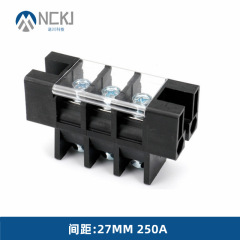 250a m 8ねじ27mm貫通式端子 _ 大電流端子台 _ 貫通端子