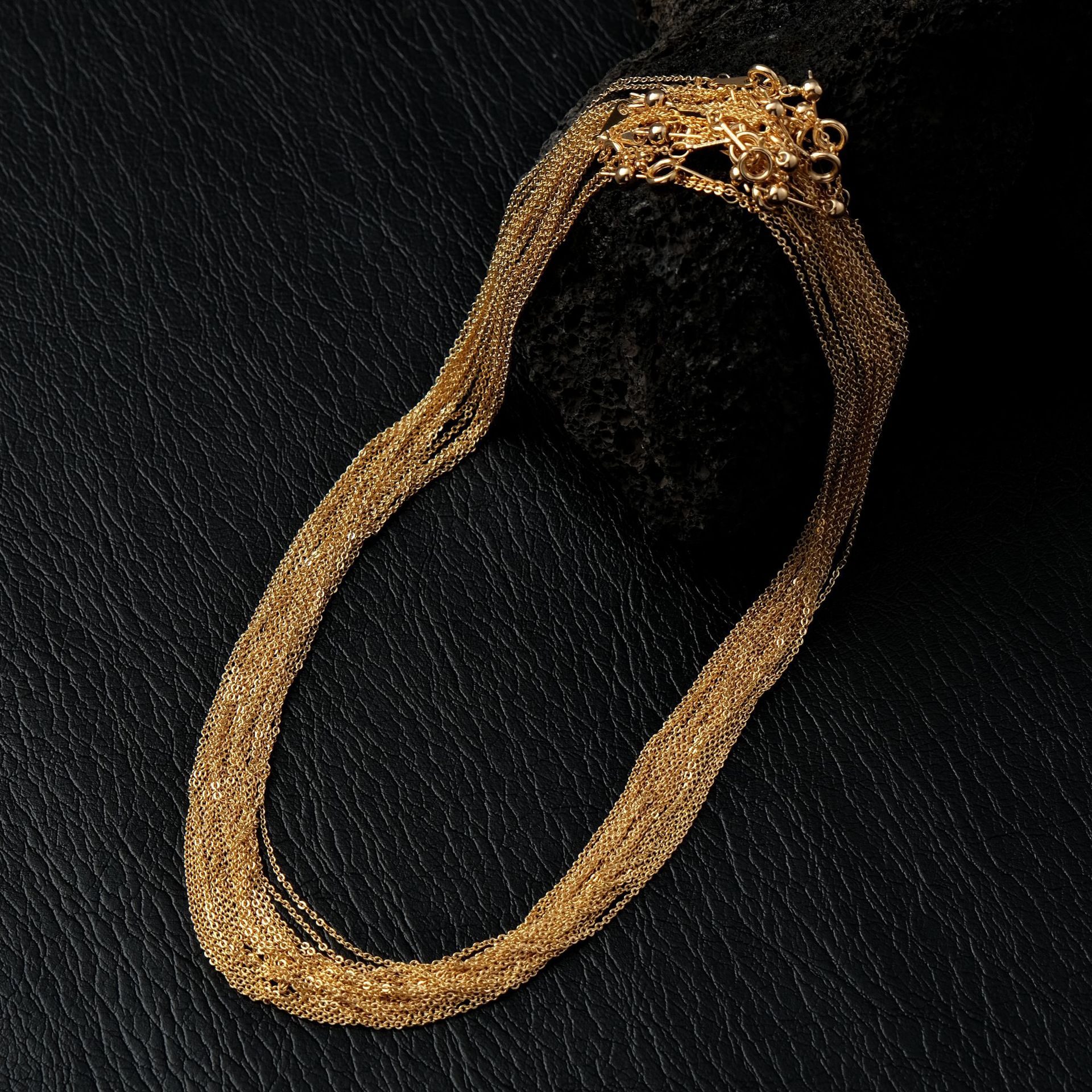 240g Weight Chain Jewelry Making Type Chain Necklace Classification cable chain, box chain Chain Type 1 Piece Quantity Copper Material Geometric Pattern All Seasons Season Plating Design Simple Style Style 1 Piece Copper Cable Chain Box Chain Chain Necklace Chain Simple Style Geometric 9