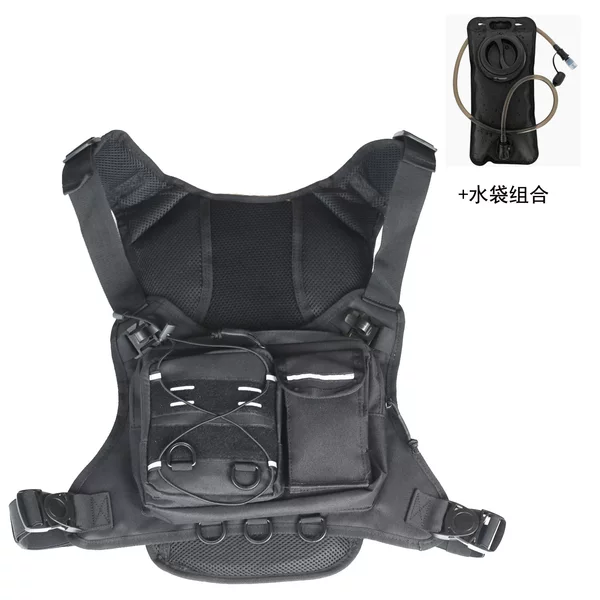New Waterproof Tactical Chest Bag for Hiking, Cross-Country Camping, Running, Mountain Climbing, Cycling, and Fishing, with Shock Absorption and Breathability