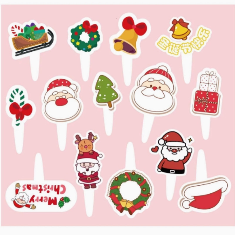 2025 Navidad Bo Bo Cup Cake Decoración de la casa caja de mano caja de embalaje de postres juntos para la Navidad