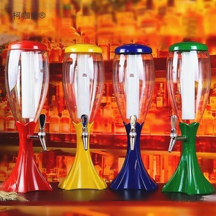 Colorful Luminous Beer Cannon 1.5L/3L Bar Ktv Commercial Icicle Beer Cannon Supports Logo Printing Metabo