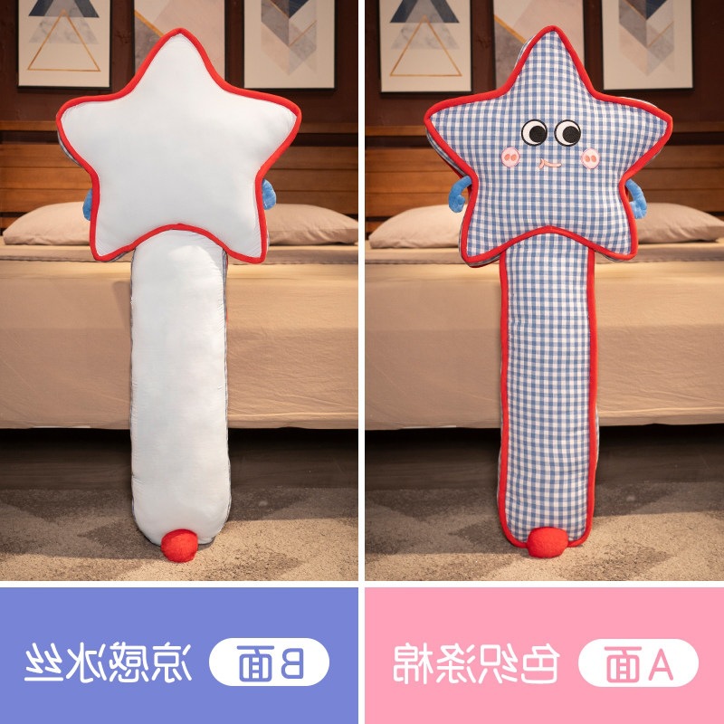 Las niñas dormen en el lado de la cama almohada de pierna para niños embarazados dormitorio regalar almohada de cama