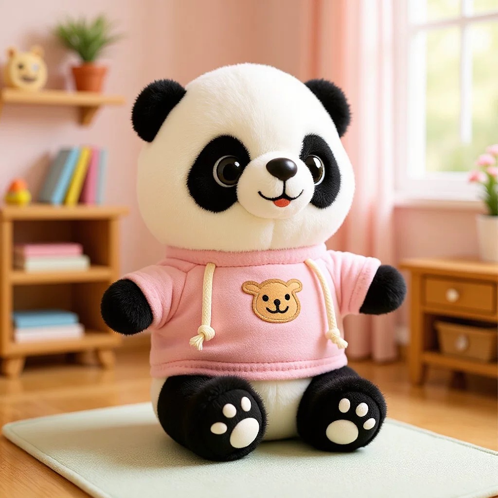 Panda lindo muñeca niño muñeca de regalo tesoro nacional panda gigante imitación panda gigante juguetes de peluche