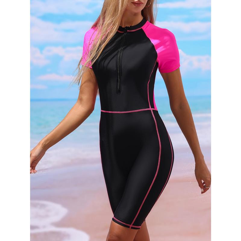 款One piece Short Sleeve Round Neck Water Competition|ms