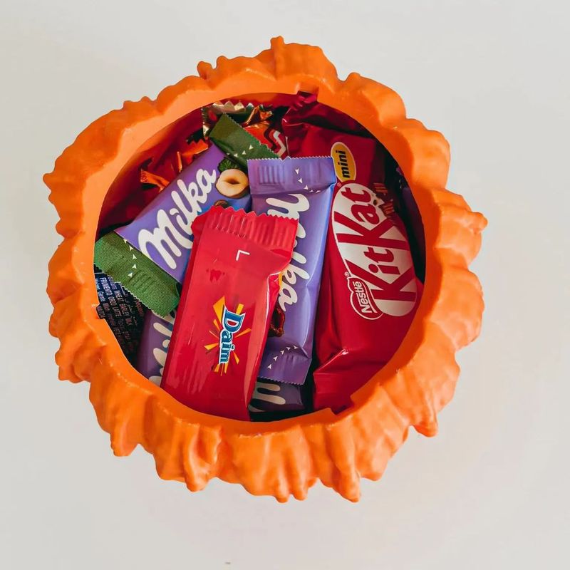 跨境万圣节新款Melting Halloween Pumpkin Candy Bowl南瓜糖果碗|undefined