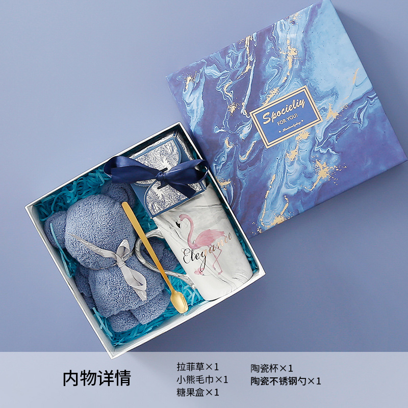 Grupo de la empresa de construcción de regalo de banquete de 100 días taza de regalo de cumpleaños de los niños pequeño regalo de boda caja de regalo al por mayor