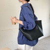 Advanced sophisticated capacious polyurethane shoulder bag one shoulder, Korean style, high-quality style