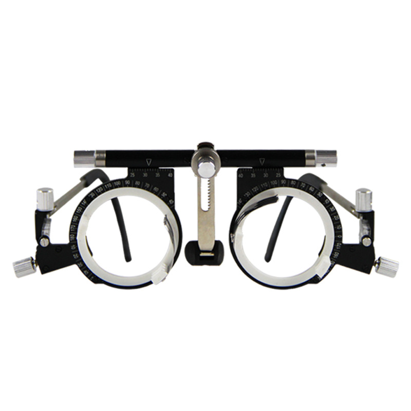 Weizhen YG-002 gafas de marco de prueba equipo de Optometría gafas distancia marco de prueba de pupila ajustable Marco de gafas de aleación