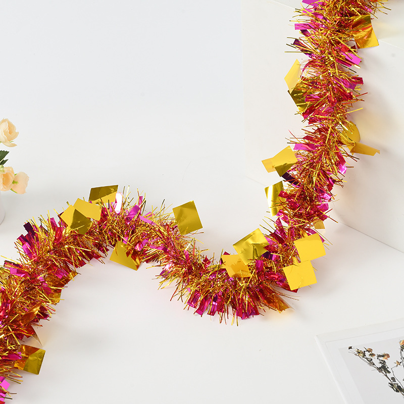 comercio exterior transfronterizo decoración de navidad ladrillo cuadrado colorido dibujo de flores festivales diseño del centro comercial dibujo de flores de lana